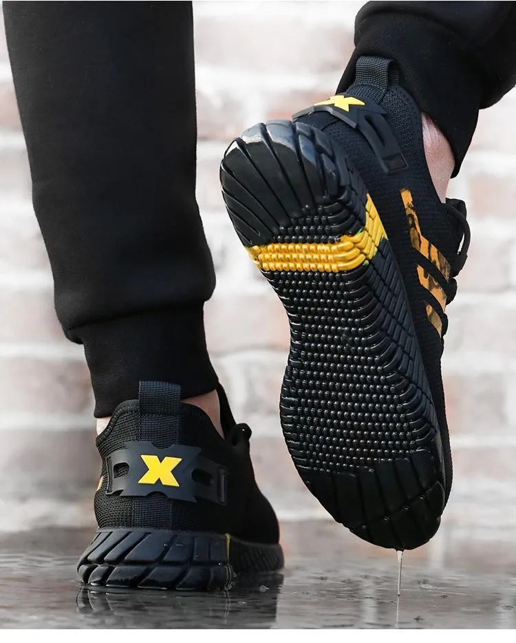 2022 new breathable men's safety shoes