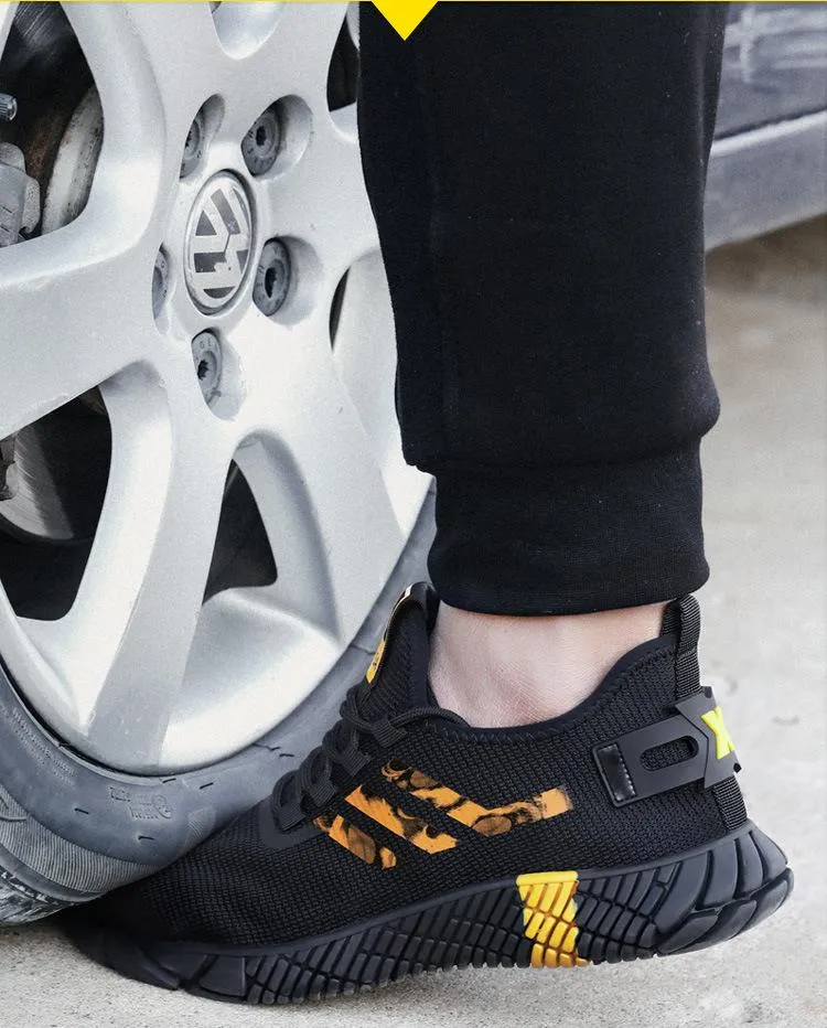 2022 new breathable men's safety shoes