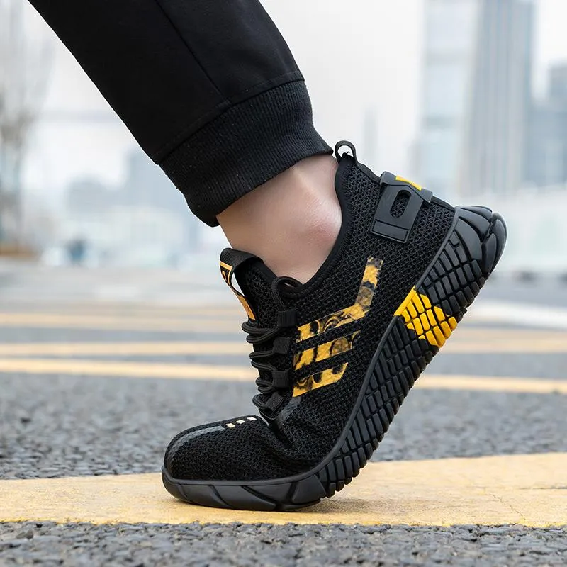 2022 new breathable men's safety shoes