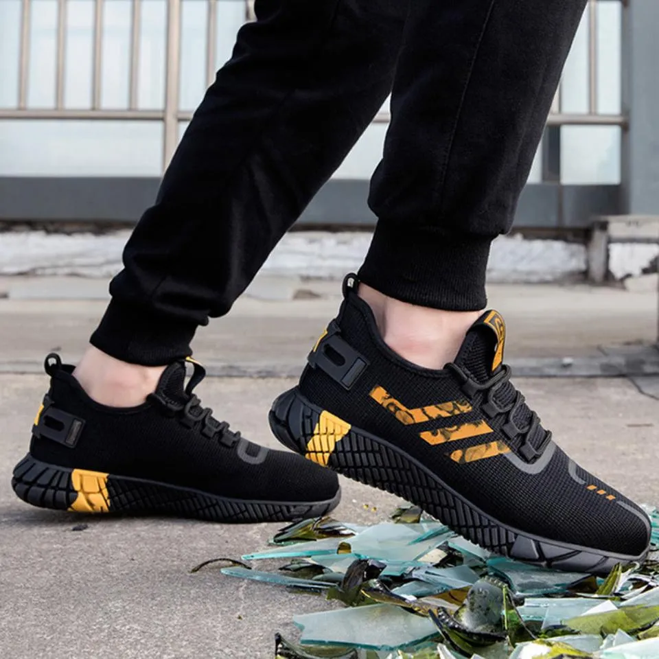 2022 new breathable men's safety shoes