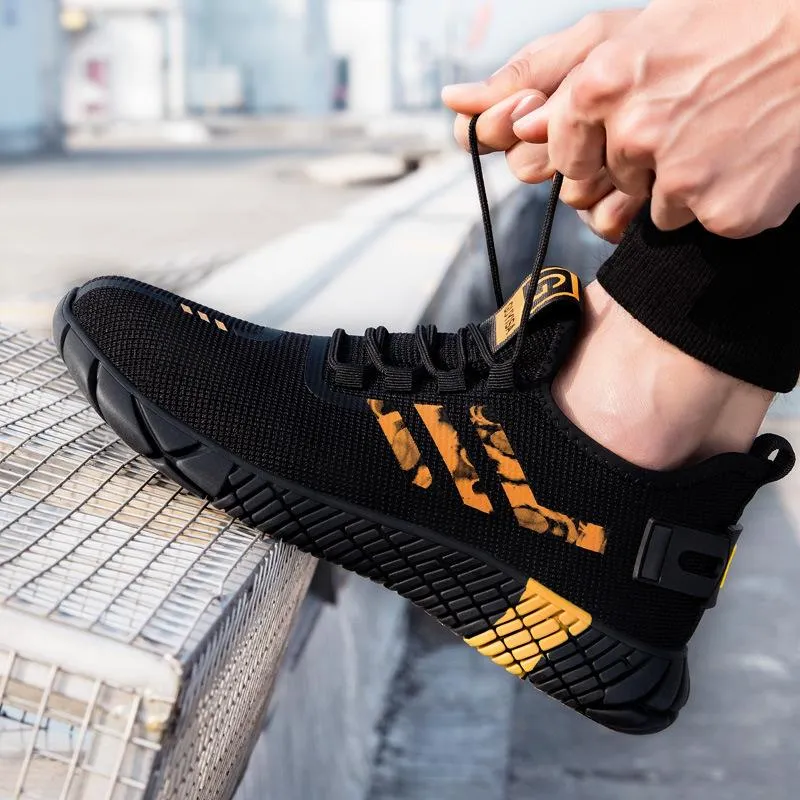 2022 new breathable men's safety shoes