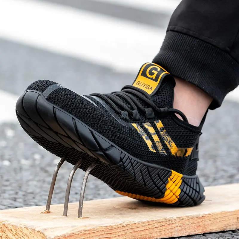 2022 new breathable men's safety shoes