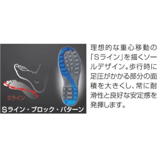 シモン　安全靴　短靴マジック式　ＳＳ１８ＢＶ　２５．０ｃｍ