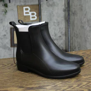 A New Day Womens Chelsea Rain Boots 53847121 Black 6M