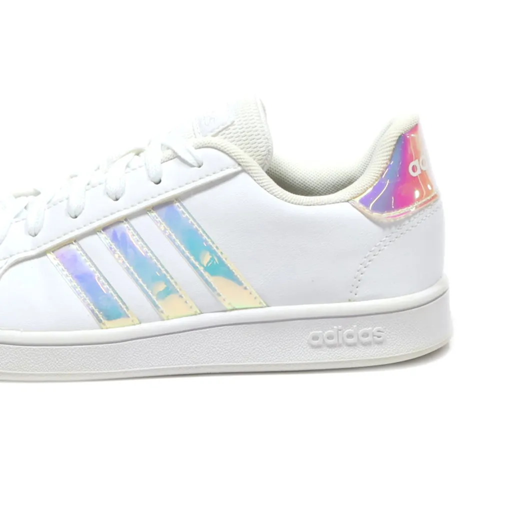 Adidas Kids Adidas Grand Court K Sneakers Leather White Colour For Kids