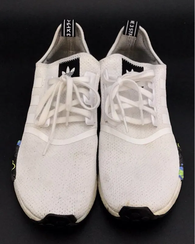 Adidas Men's NMD R1 EG7576 White Athletic Shoes - Size 11.5