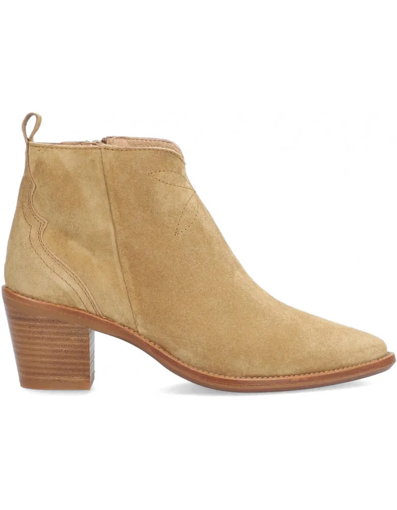 Alpe Women's Nevada 2066 Leather Ankle Boots Alce Moose Brown