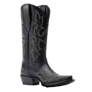 Ariat® Ladies Jennings Stretchfit Black Deertan Western Boots 10044501