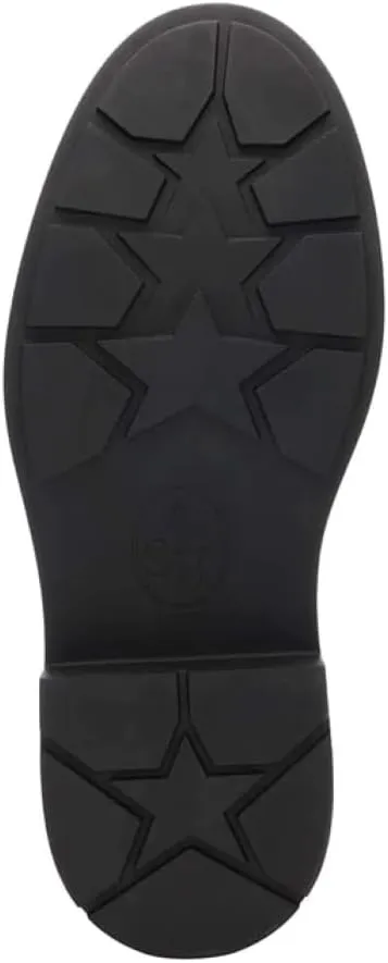 ASH Women's Marlow Black Leather Motorcycle Boots, Round Toe, Speed Lacing, Inside Zipper, Studded Trim Ankle