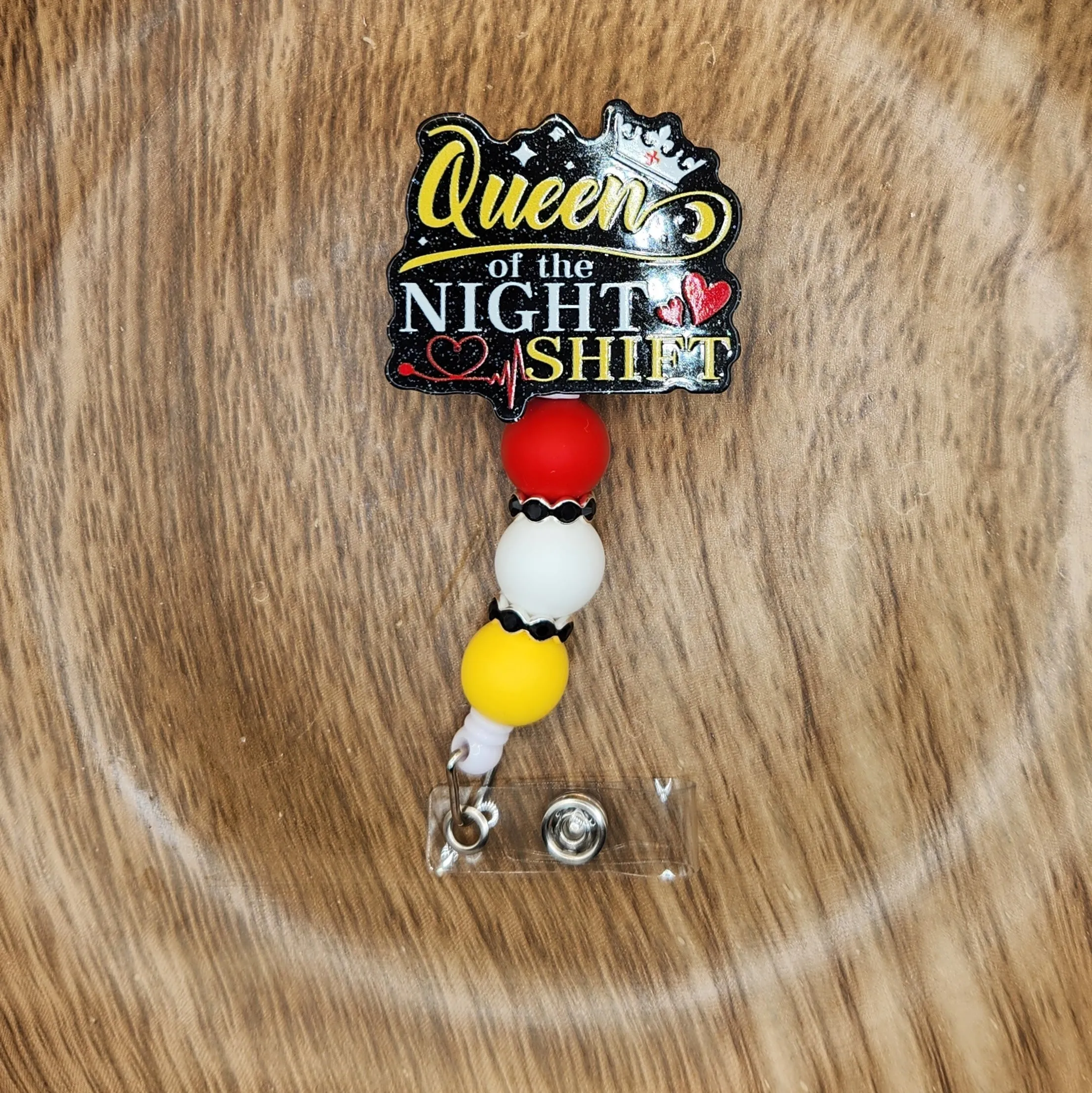 Badge Reel-Queen of the Night Shift