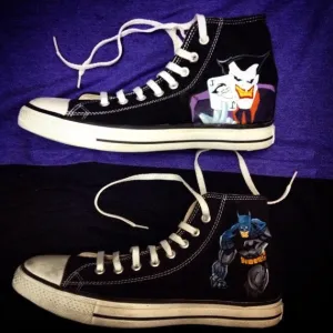 Batman Joker High Top Canvas Shoes Sneaker Batman Joker Sports Shoes