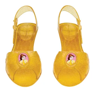Belle Yellow Jelly Shoes for Kids, Disney