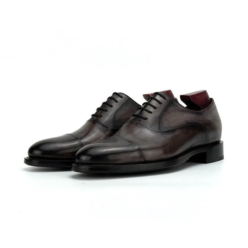 Bespoke Captoe Men's Derby Shoes