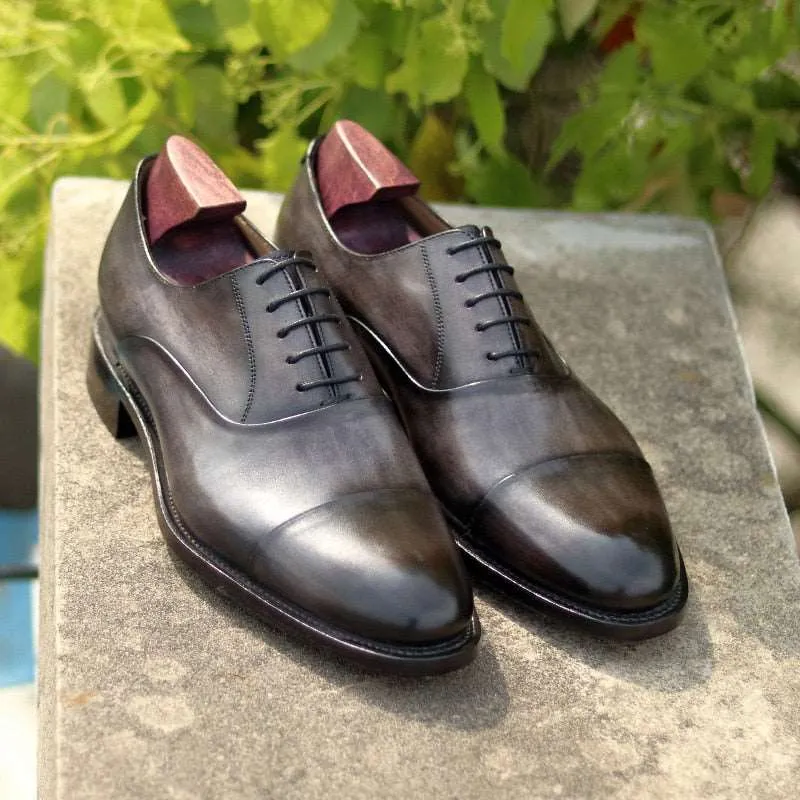 Bespoke Captoe Men's Derby Shoes