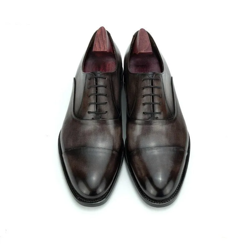 Bespoke Captoe Men's Derby Shoes