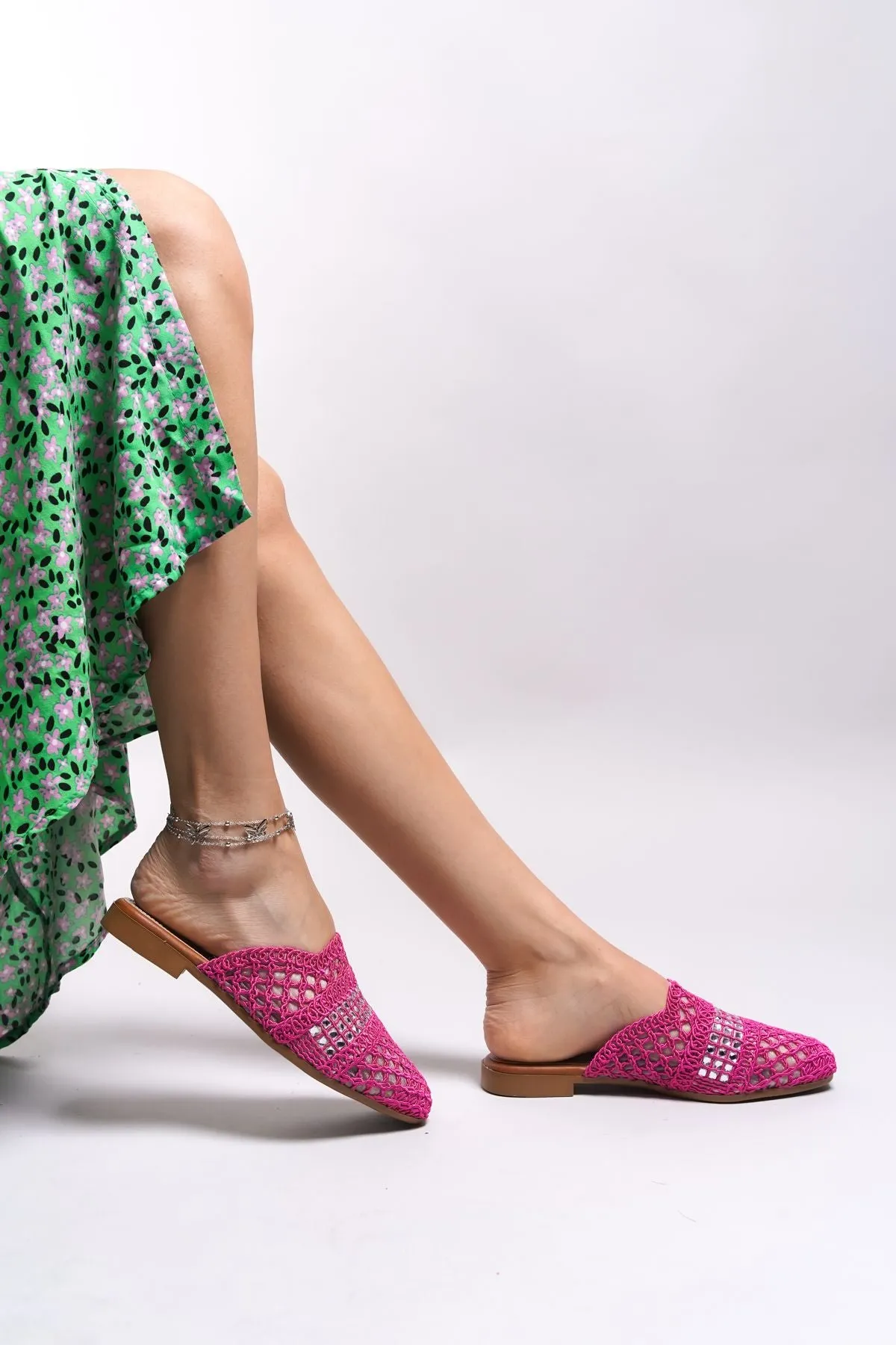 BHİLNASH WOMEN'S Slippers 0012101 Fuchsia