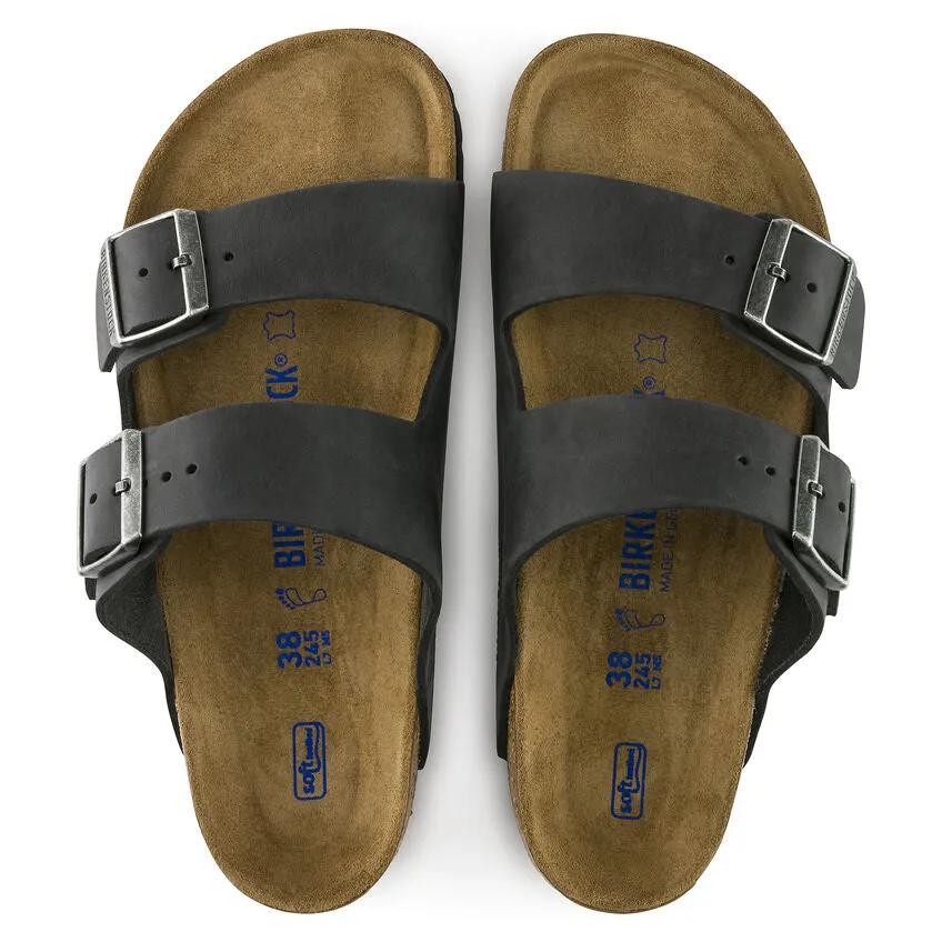 Birkenstock Arizona Black Oiled Leather SFB N 0752483