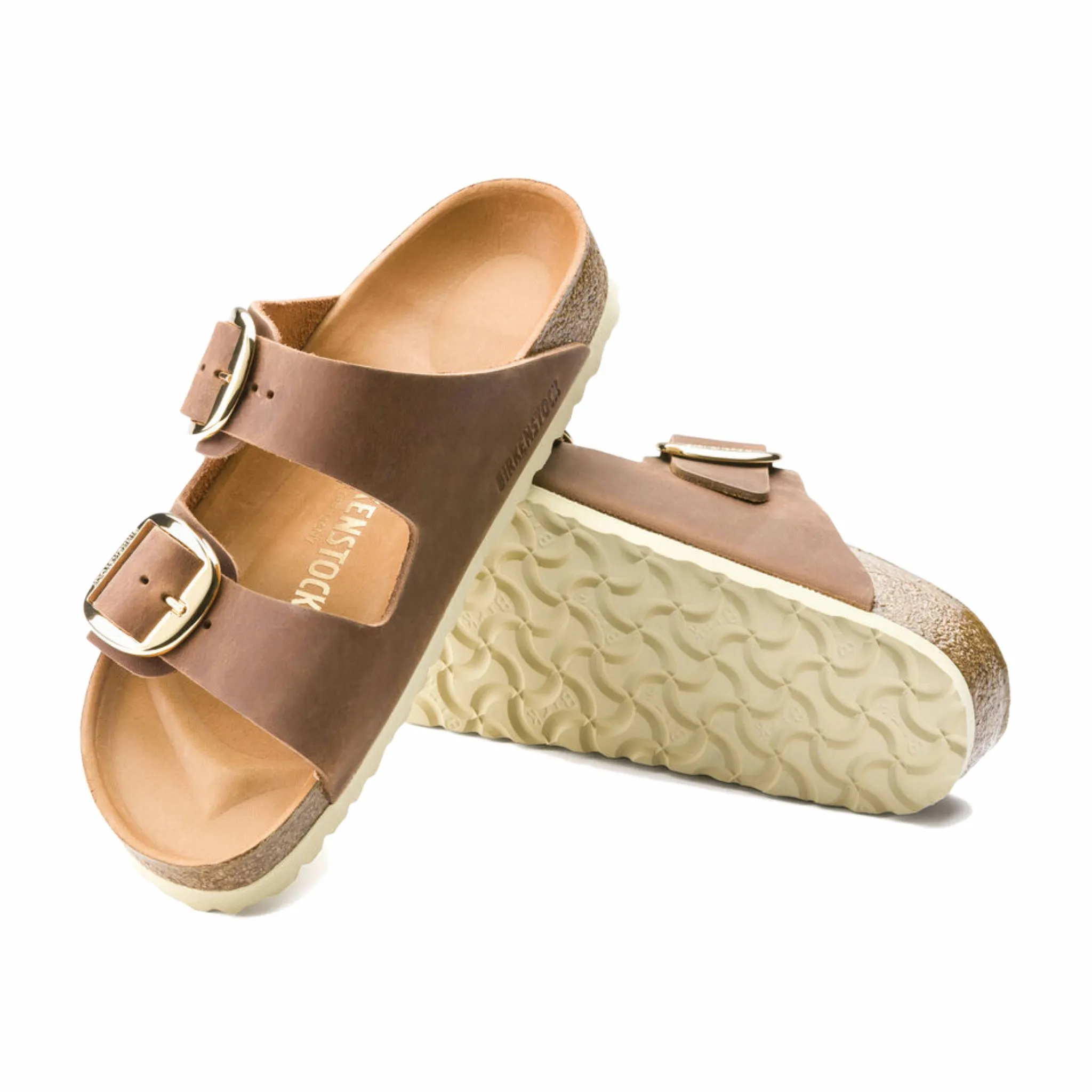 Birkenstock Women's Arizona Big Buckle Oiled Leather (Cognac)