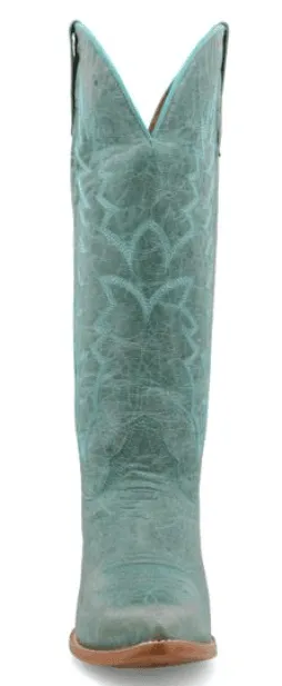 Black Star Women's Dusty Turquoise Sierra Almond Toe Cowgirl Boots WBAL004