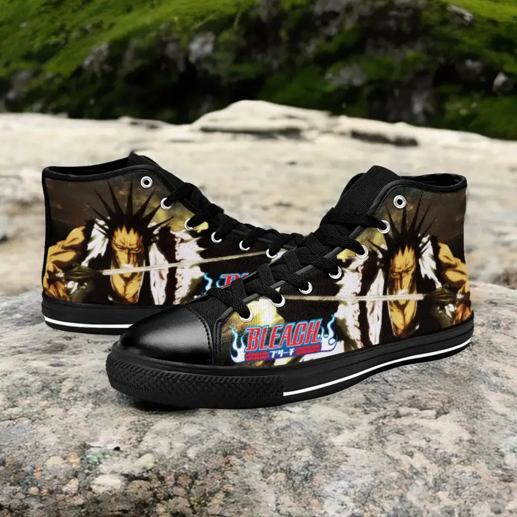 Bleach Kenpachi Zaraki Shoes High Top Sneakers for Kids and Adults