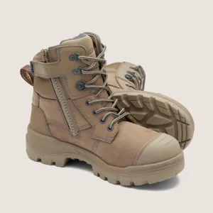 BLUNDSTONE UNISEX ROTOFLEX SAFETY BOOTS 8063 - STONE