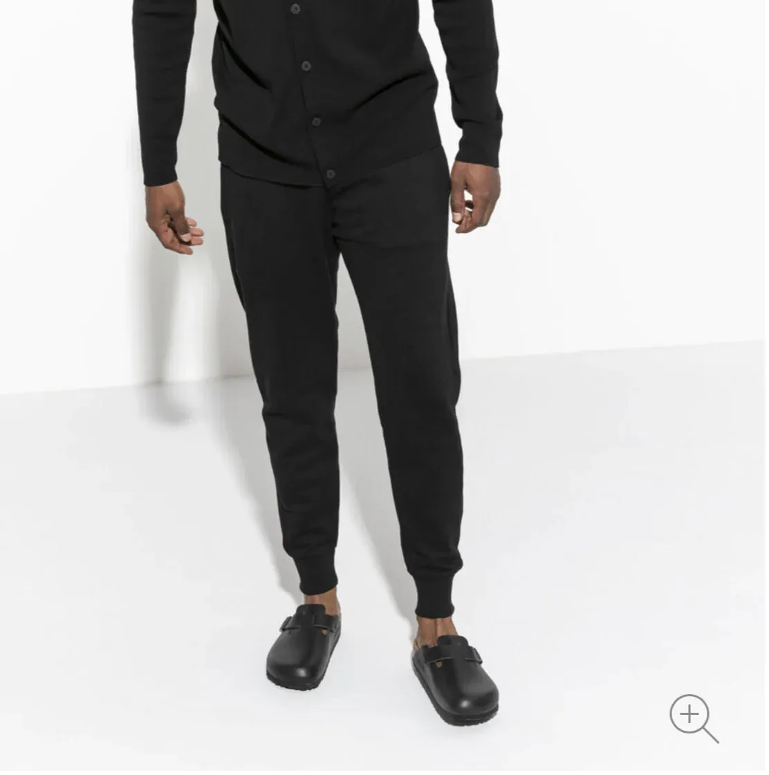 Boston Black Smooth Leather