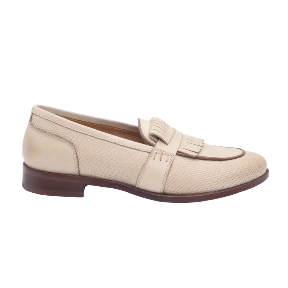 BRD10690 Womens' Moccasin in Calf Leather Osso (BRD10690)