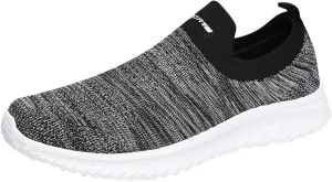 Breathable Diabetic Shoes for Men Lightweight Sport Gym Jogging Walking Sneaker Convenient Elderly Slip on Shoes