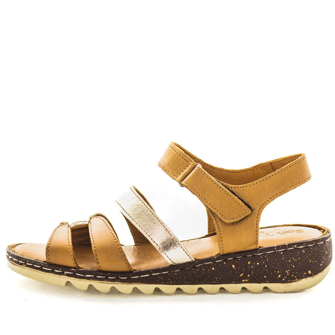 BRONCY - Tan/Gold