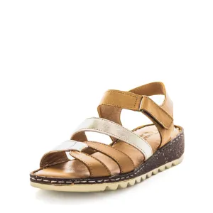BRONCY - Tan/Gold