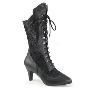 Calf High Wide Boots with 3-Inch Heel DIVINE-1050
