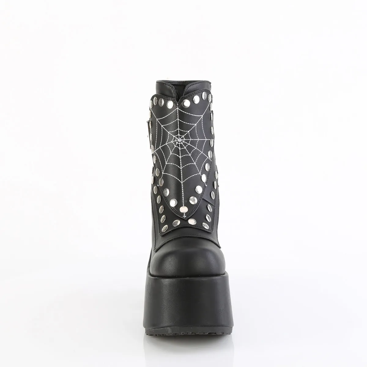 CAMEL-70  Black Vegan Leather