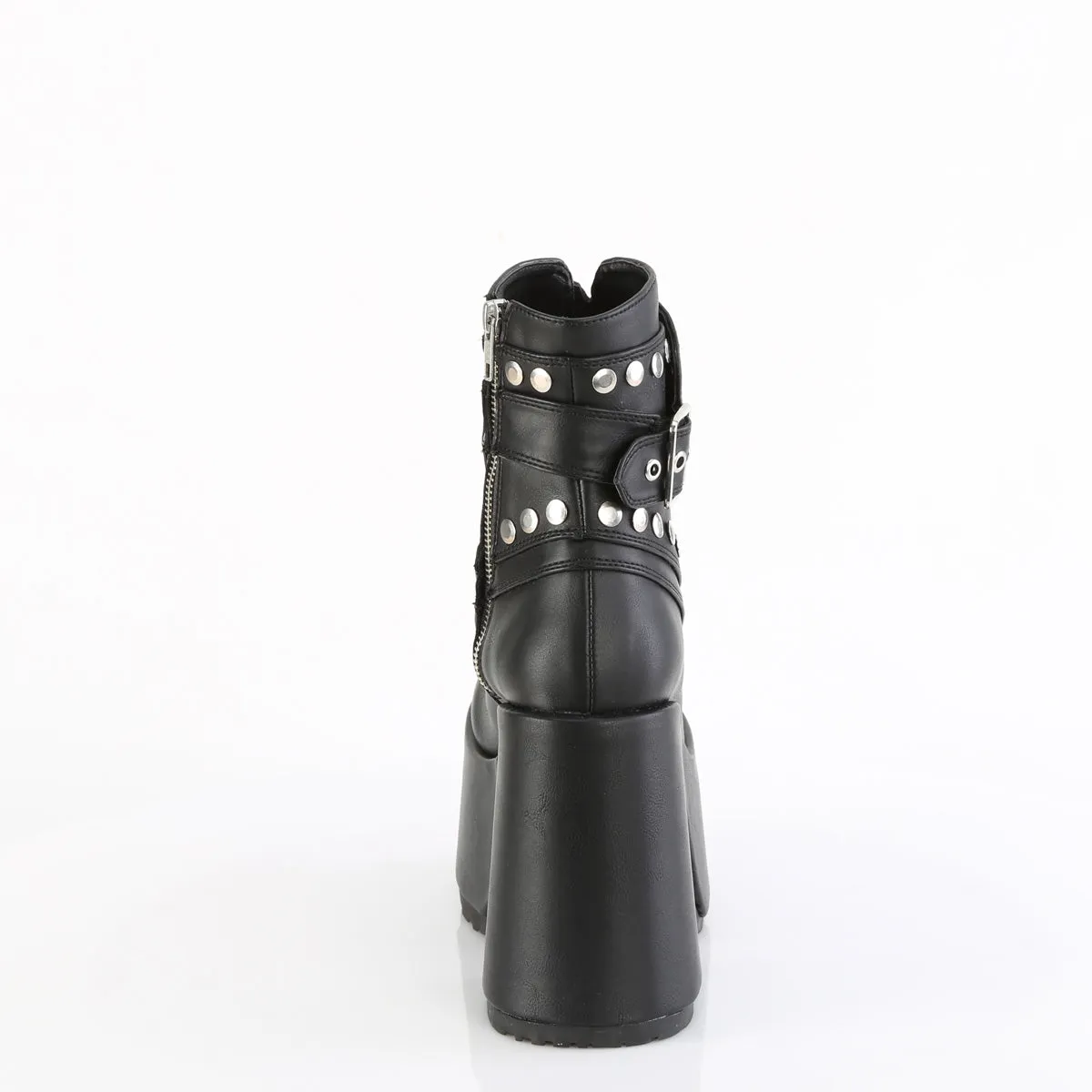 CAMEL-70  Black Vegan Leather
