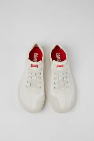Camper Women's K201542 Peu Path Textile Sneakers White