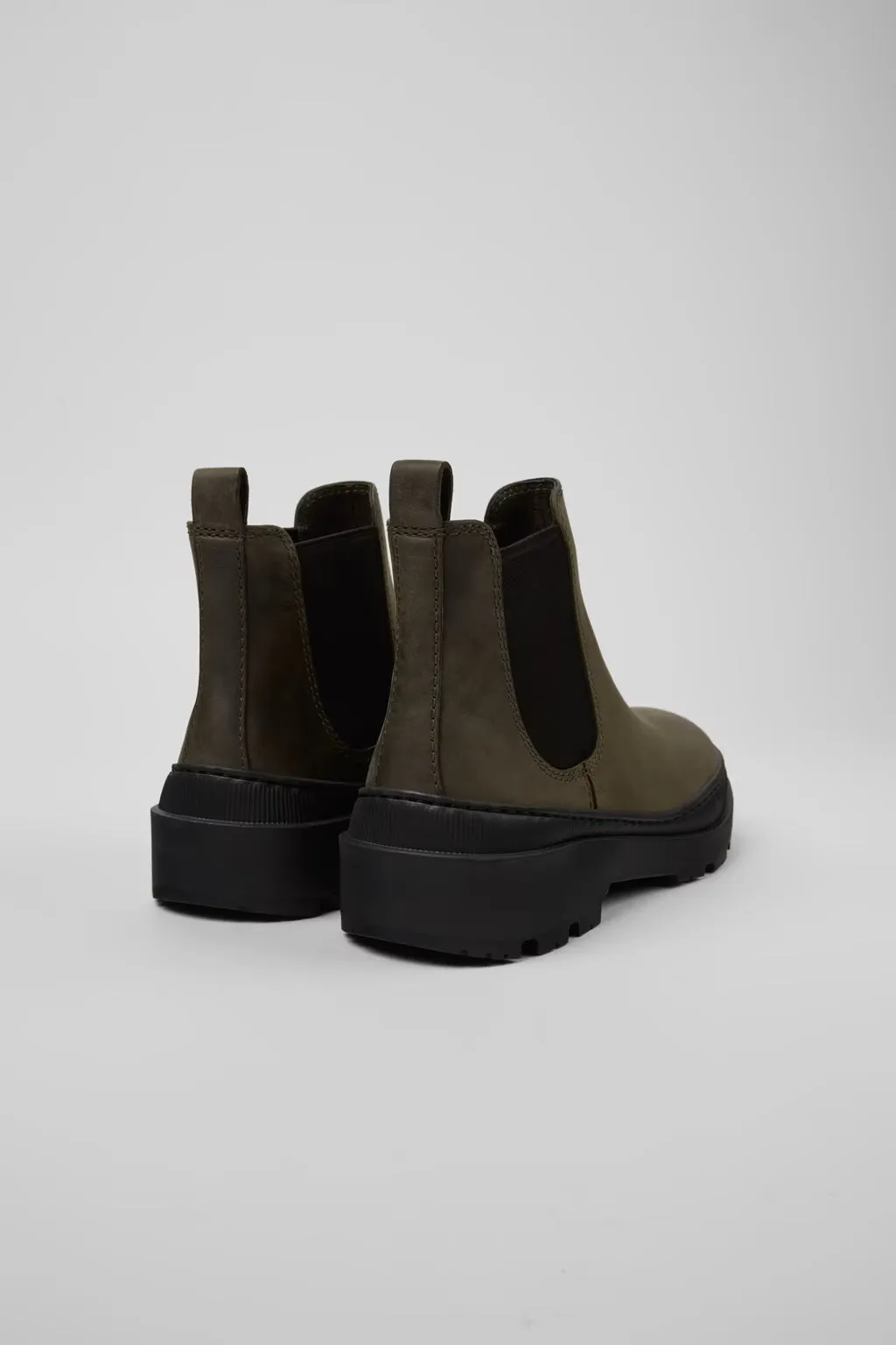 Camper Women's K400646 Brutus Trek Ankle Boots Green
