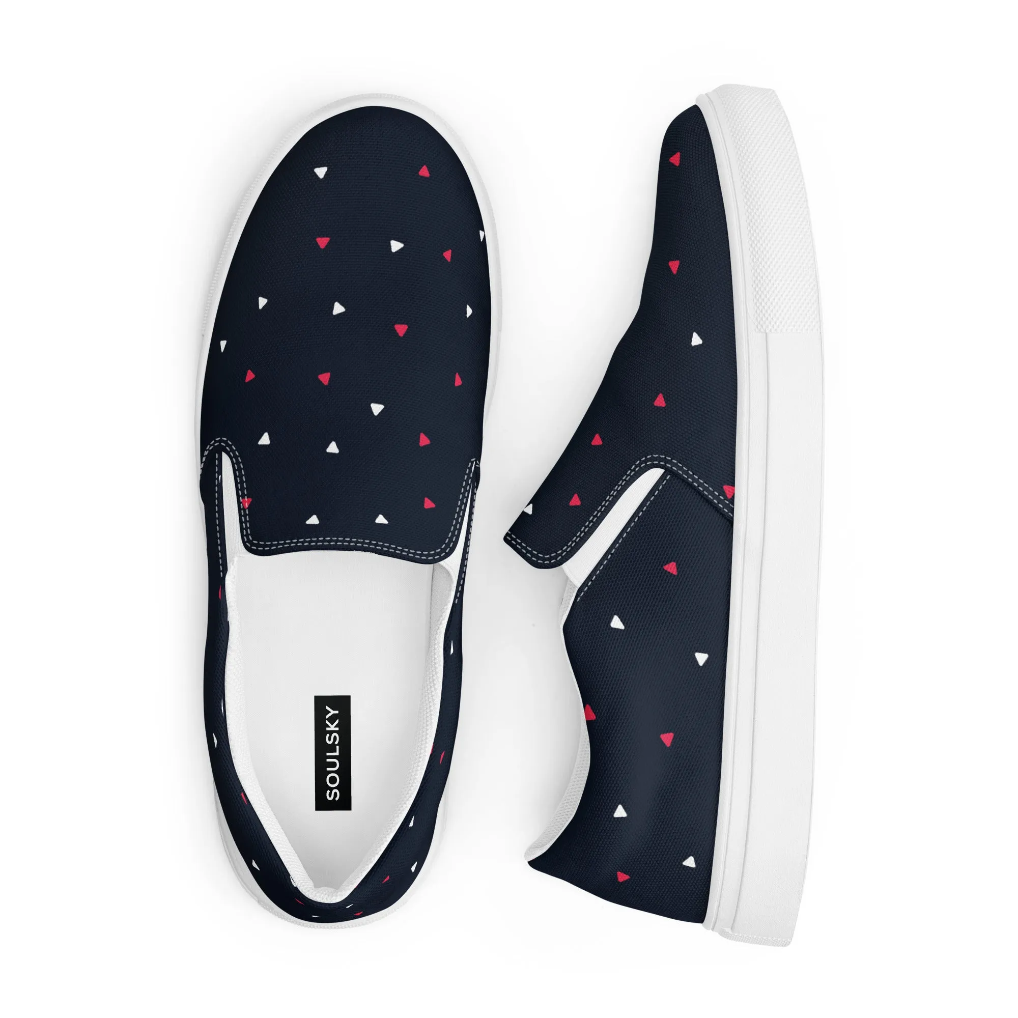 CELEBRATE GOOD TIMES Men’s Slip-On Canvas Shoes
