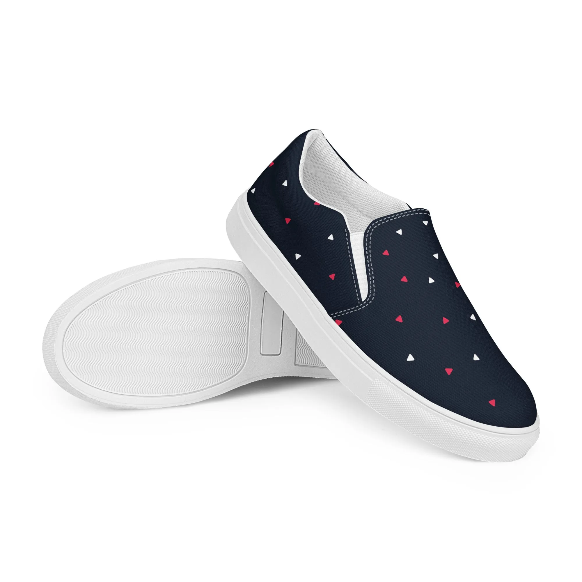 CELEBRATE GOOD TIMES Men’s Slip-On Canvas Shoes