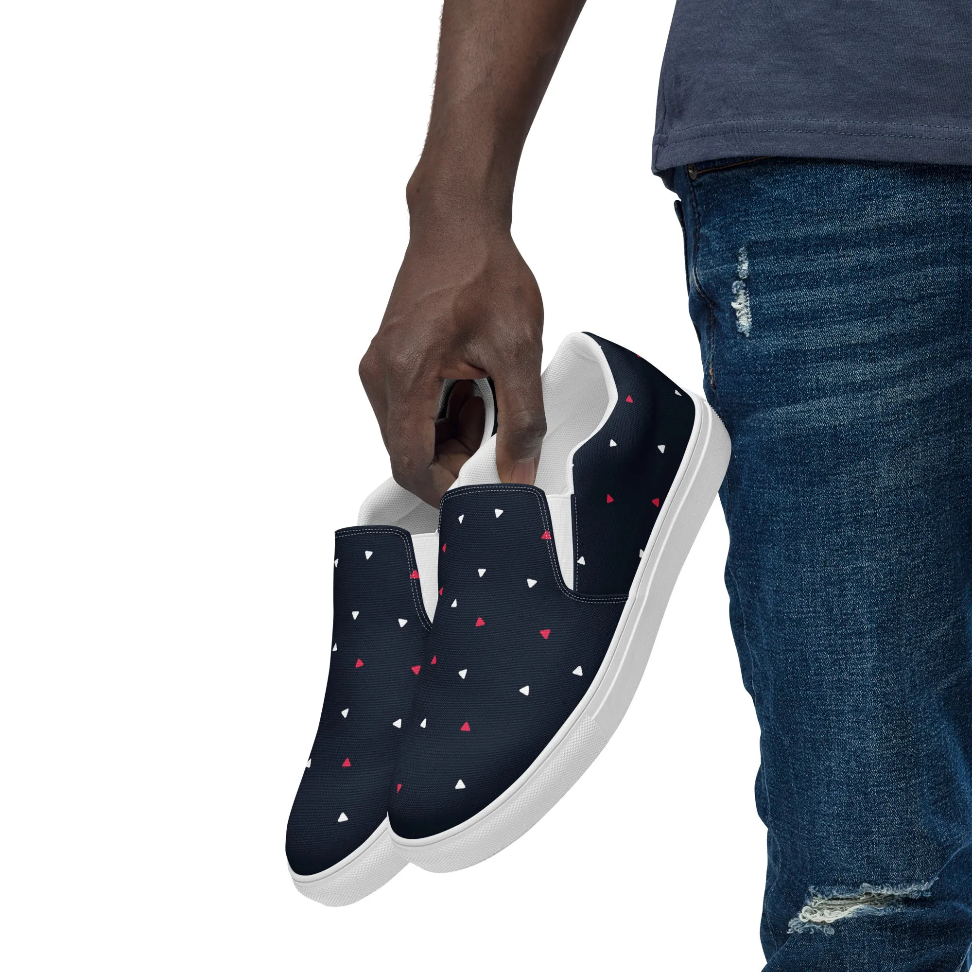 CELEBRATE GOOD TIMES Men’s Slip-On Canvas Shoes