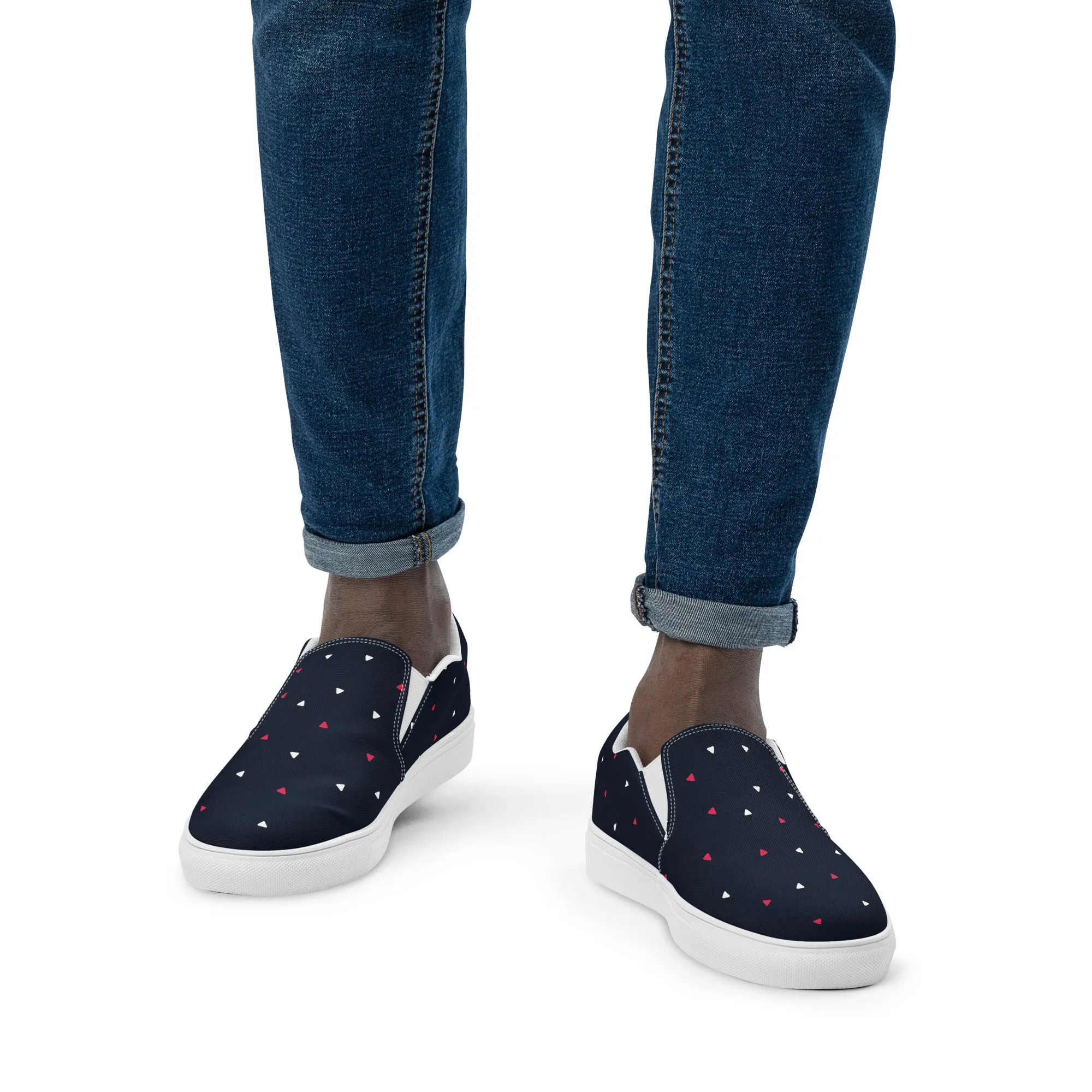 CELEBRATE GOOD TIMES Men’s Slip-On Canvas Shoes