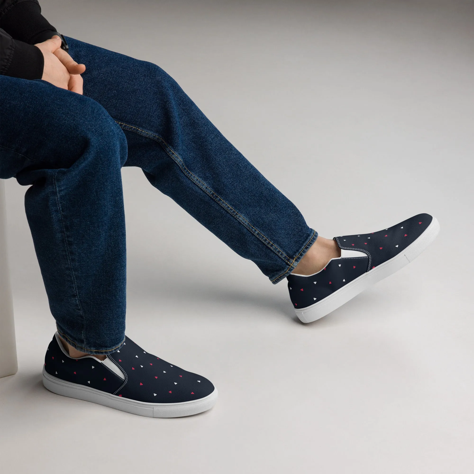 CELEBRATE GOOD TIMES Men’s Slip-On Canvas Shoes