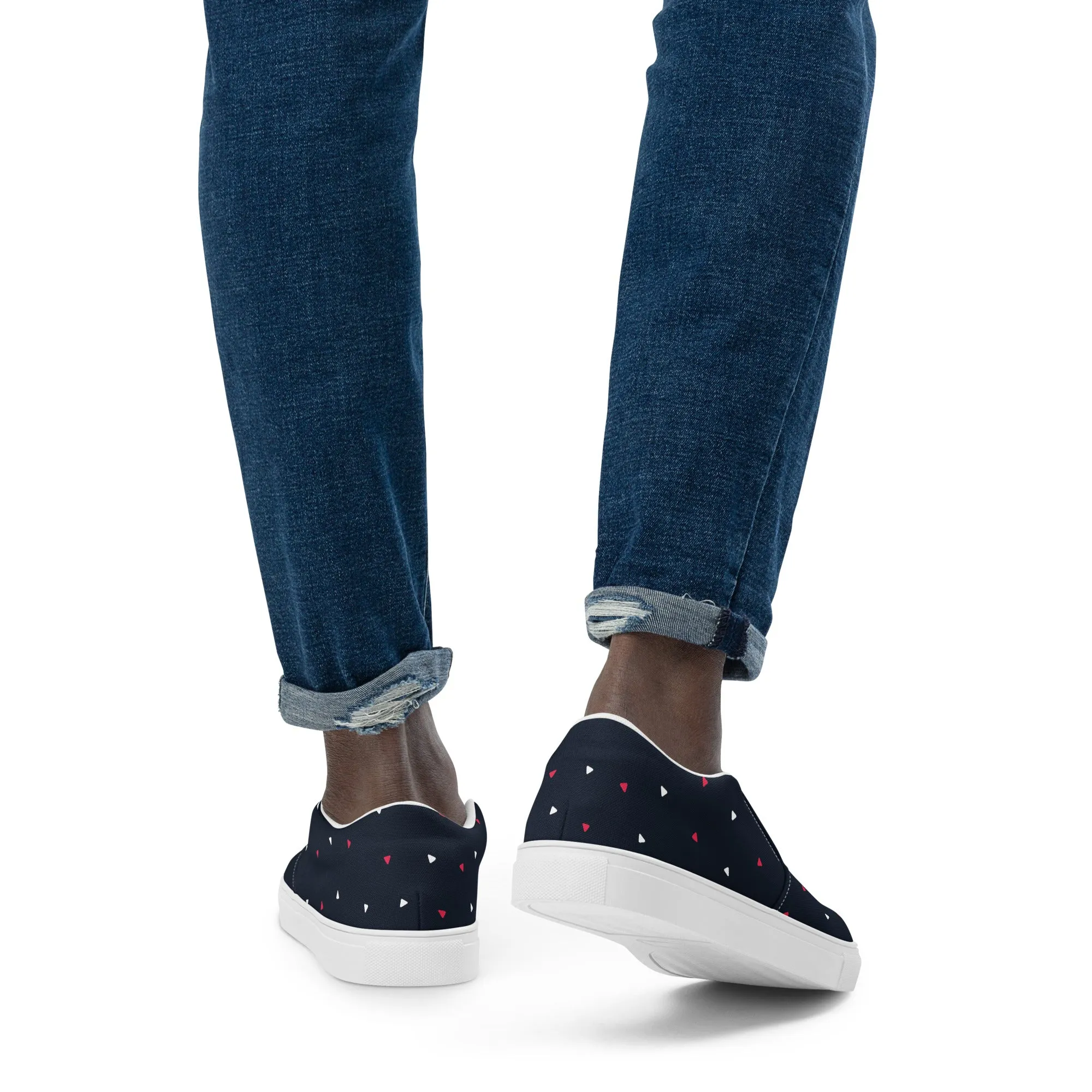 CELEBRATE GOOD TIMES Men’s Slip-On Canvas Shoes