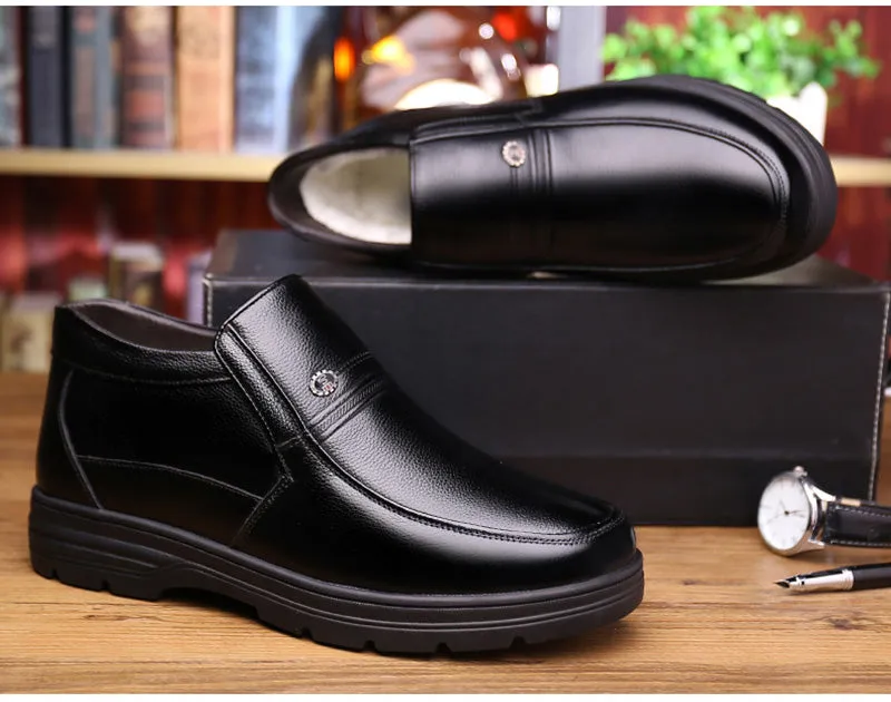 Chapman Genuine Cow Leather Men's Ankle Boots
