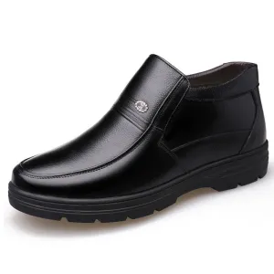 Chapman Genuine Cow Leather Men's Ankle Boots