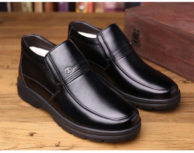 Chapman Genuine Cow Leather Men's Ankle Boots