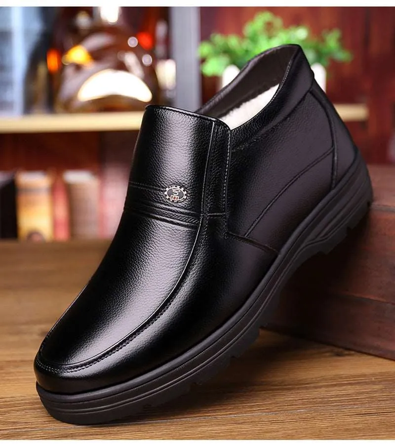 Chapman Genuine Cow Leather Men's Ankle Boots