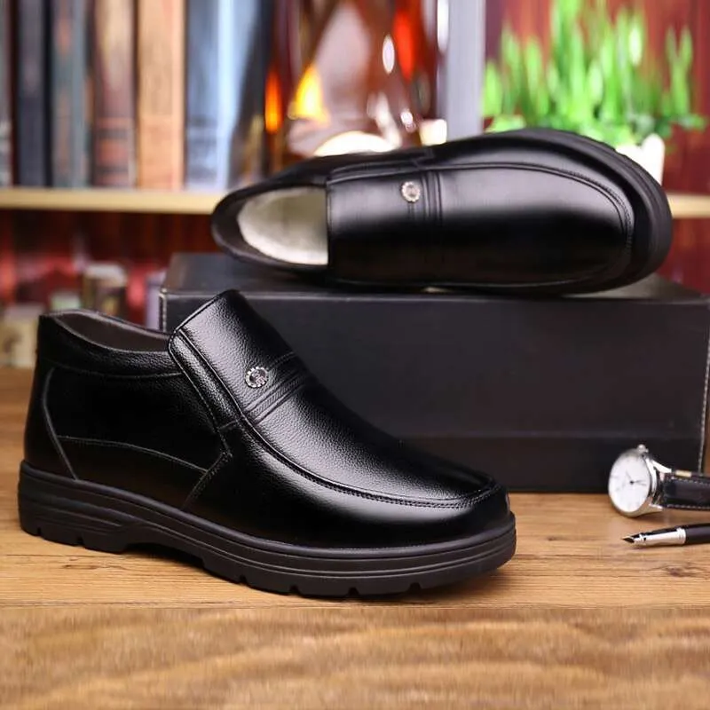 Chapman Genuine Cow Leather Men's Ankle Boots