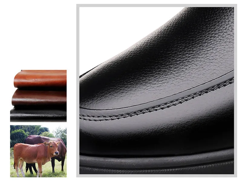 Chapman Genuine Cow Leather Men's Ankle Boots
