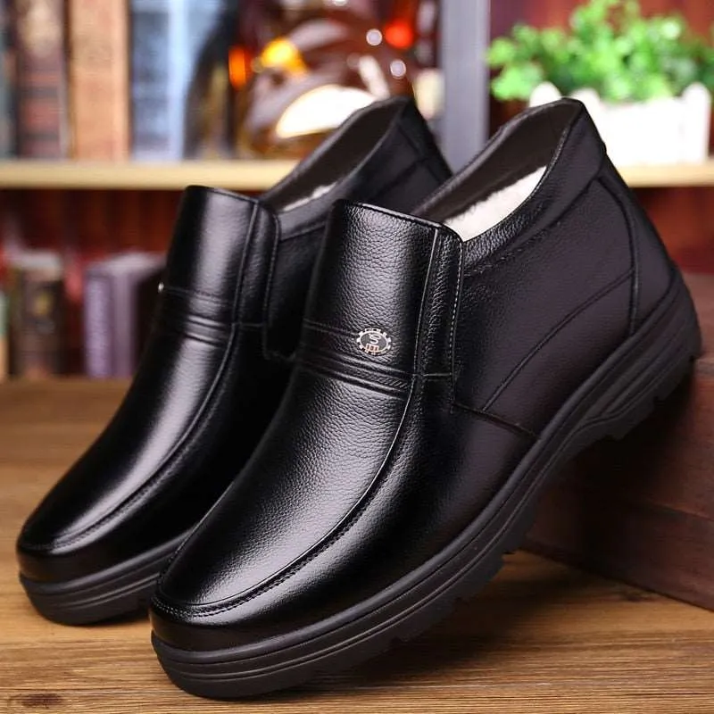 Chapman Genuine Cow Leather Men's Ankle Boots