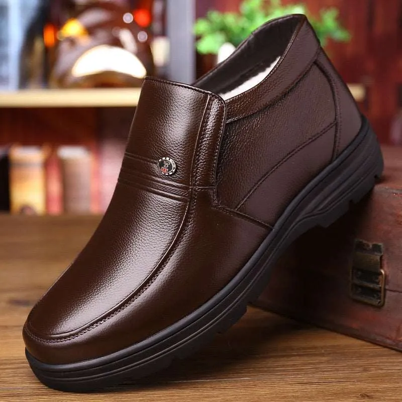 Chapman Genuine Cow Leather Men's Ankle Boots