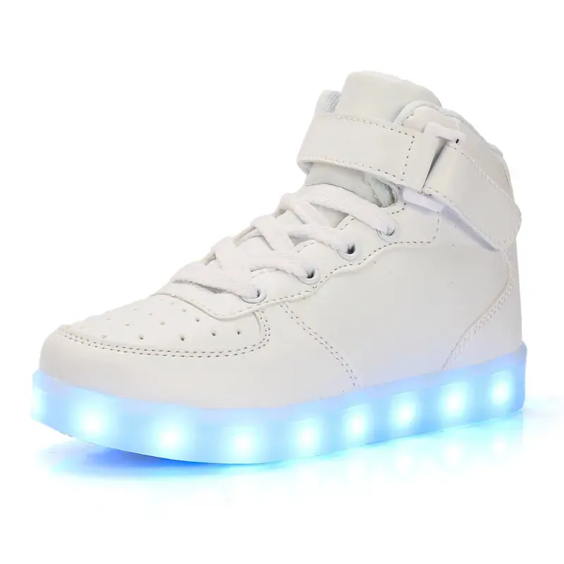 Children's Colorful Glowing LED Sneakers with USB